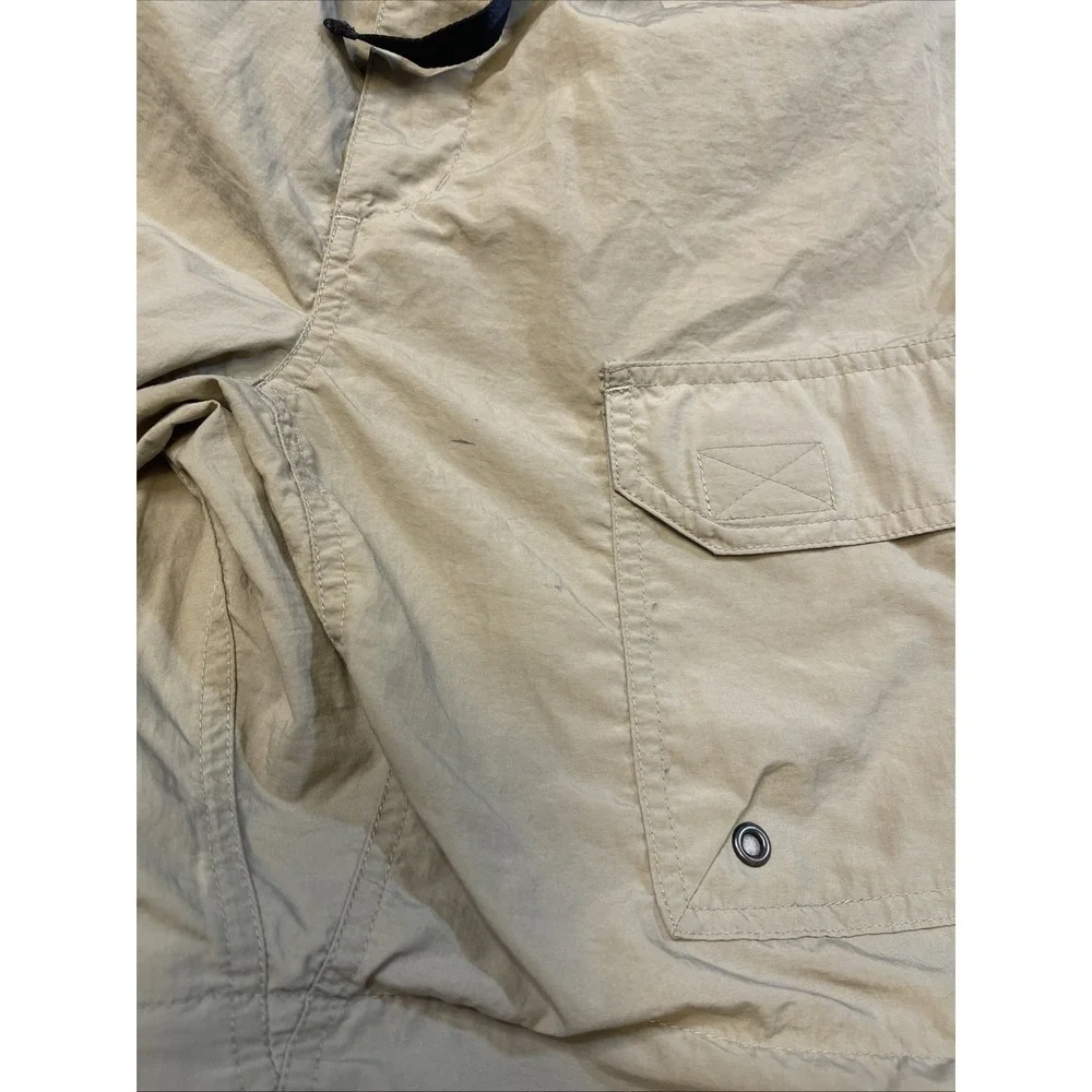 REI Pants Men's 32x31* Convertible Nylon Belted Cargo Hiking Khaki